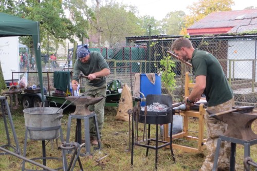 The blacksmiths were back again this year.