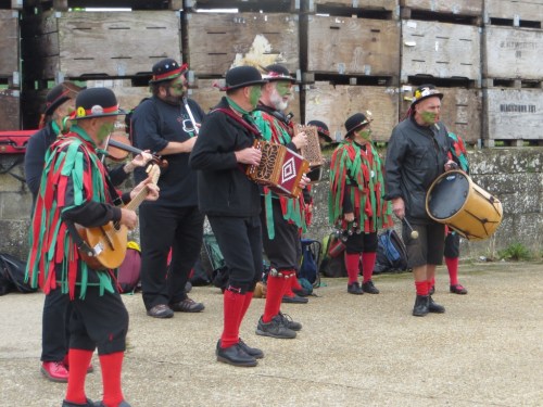 So I'll play out the blog with the enthusiastic morris band.