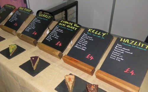 These were gluten-free uncooked cakes.  Looked good, if a bit solid.