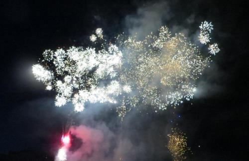 ... that ended the evening literally with a bang!