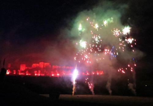 Whilst on our side of the river were the aerial displays.