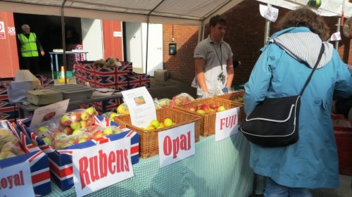 On our way home we bought some pears to supplement our huge supply of home-grown apples.  From Blackmoor trees, of course!