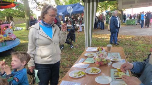 We tasted the apples and pears, of course.  Some varieties are only available commercially.  Sadly, we don't have room for more trees.