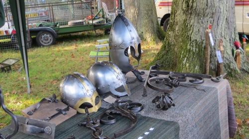 ... but with some fabulous armoured helmets to display.