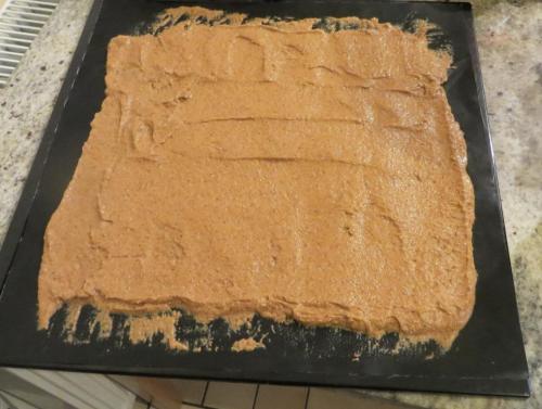 The real experts can pour a perfect circle, but beginners like me make do with a rough square.